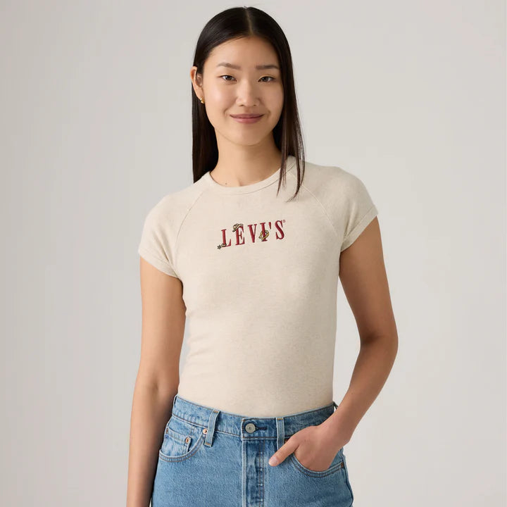 Levi's Women'S Graphic Riley Raglan Tee