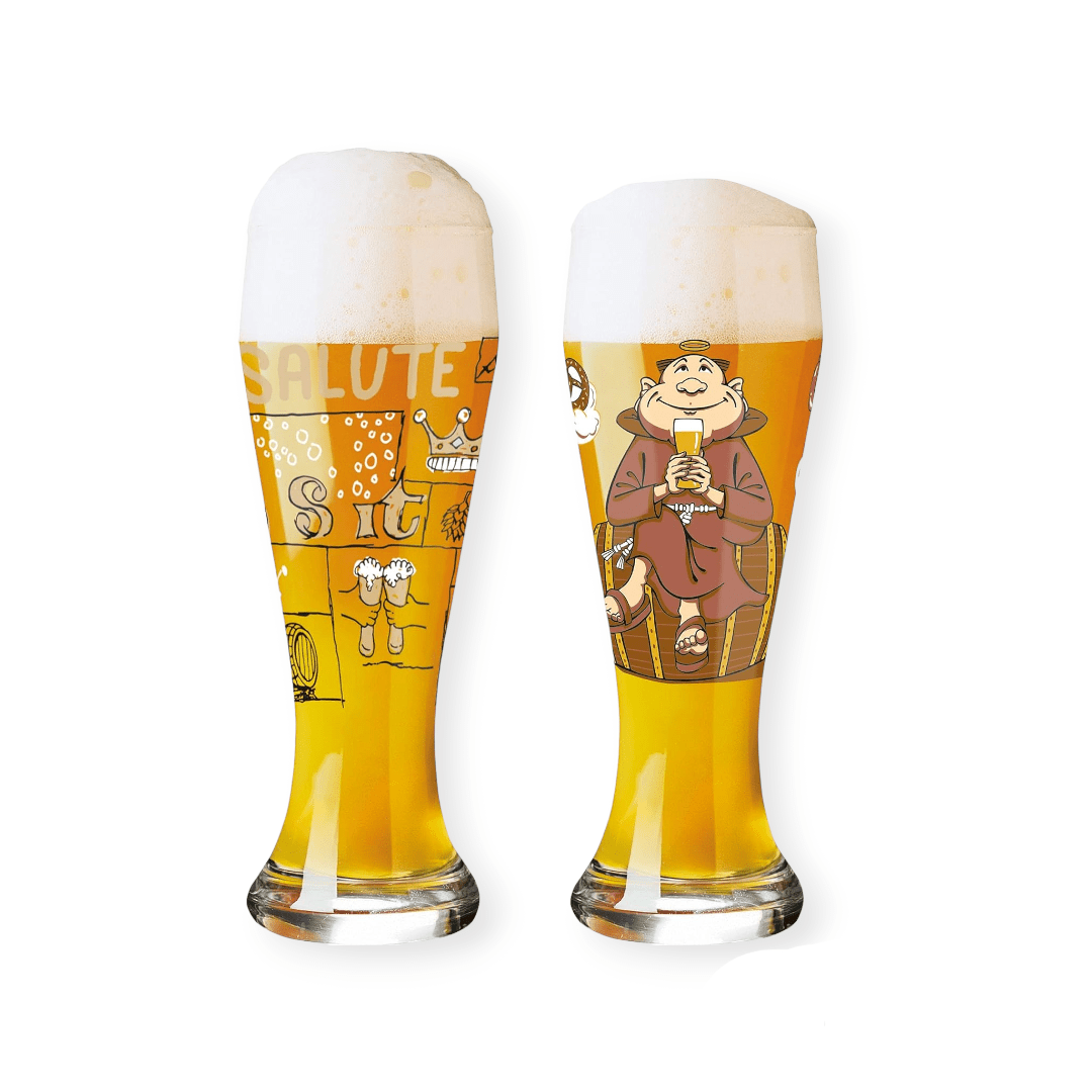 Ritzenhoff Glasses Ritzenhoff Wheat Crystal Glass 645ml Potts And Kathrin Set Of 2 (7389755244633)