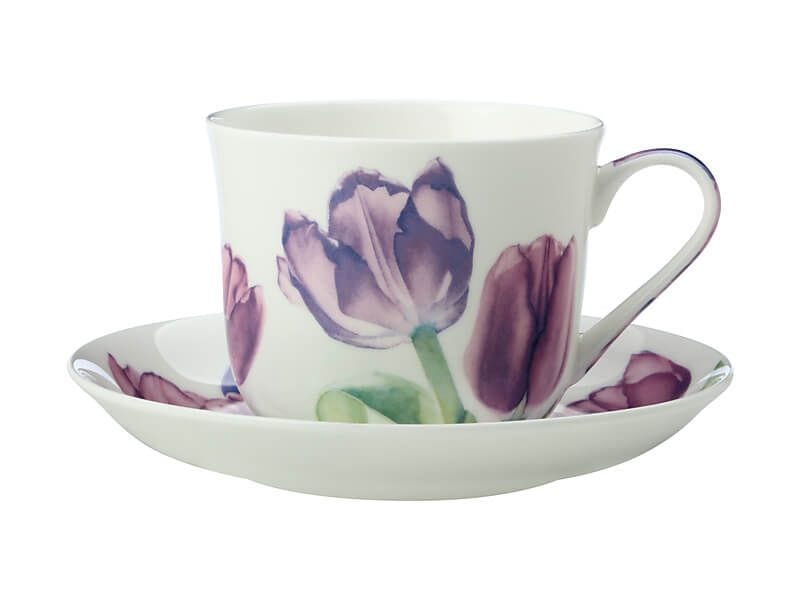 Maxwell & Williams Cup & Saucer Maxwell & Williams Katherine Castle Floriade Breakfast Cup & Saucer 480ML Tulips JY0036 (7052171378777)