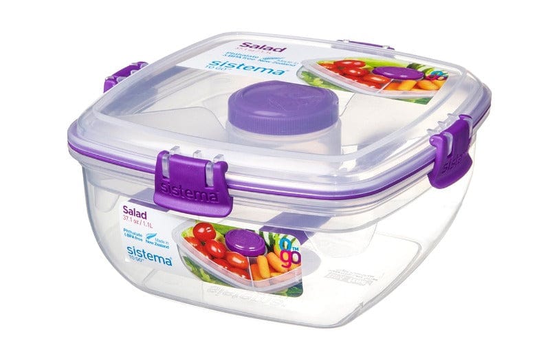Sistema Salad Bowl Sistema Salad To Go 1.1 Litre 21356 (4735516901465)