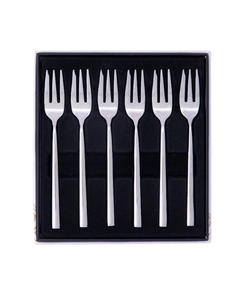 Jenna Clifford CUTLERY Jenna Clifford Alba 6 Piece Cake Fork Set JC7149 (2061593247833)