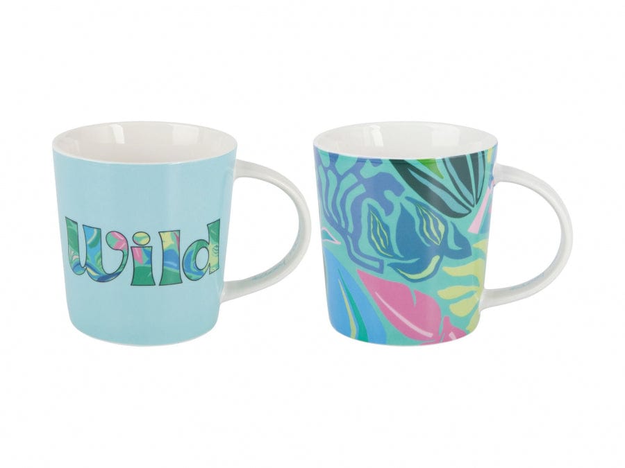 Maxwell & Williams MUG Maxwell & Williams Kasey Rainbow Be Fierce Mug Set of 2 380ml DX1285 (7155227689049)