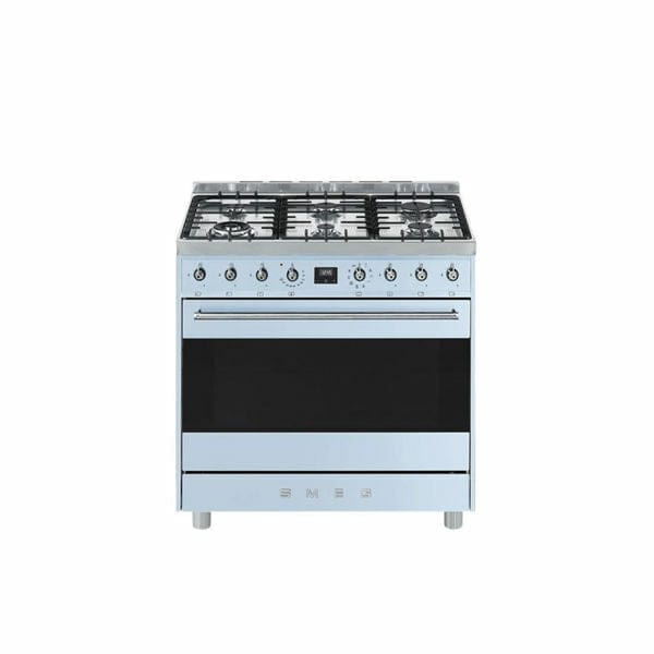 smeg Gas Stove Smeg 90Cm Gas Electric Symphony Cooker - C9MAAZSSA9 (7427915448409)
