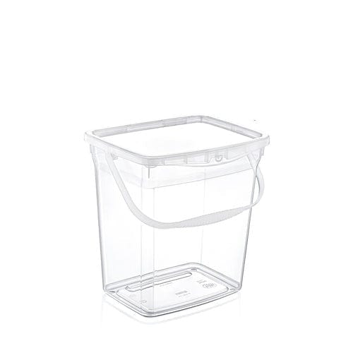 Hobby Life DISH Hobby Life Q Box Transparent Detergent Box With Locked Lid Clear 6Ltr 08 1082 (7306942578777)