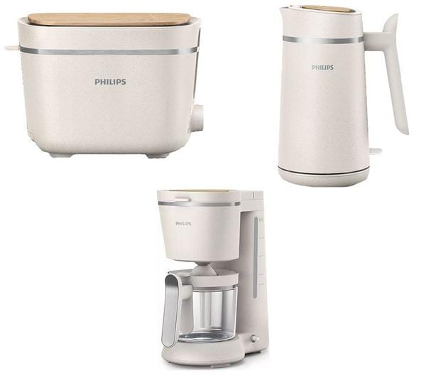 Philips TOASTER & KETTLE Philips Eco 500 Series Toaster, Kettle and Coffee Maker (7400541683801)