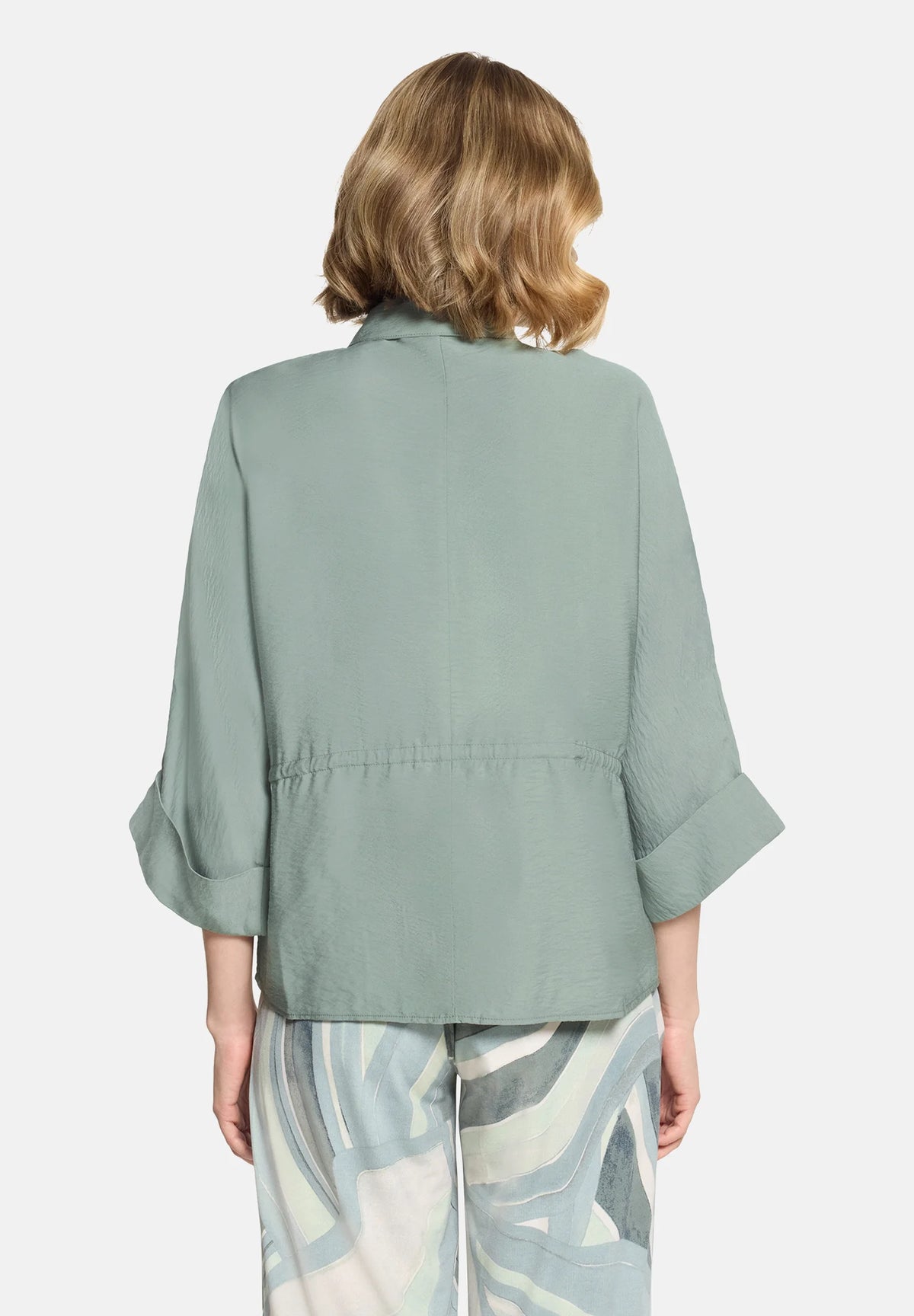 Betty Barclay Ladies Button Down Blouse- Chinois Green 8031/1836.