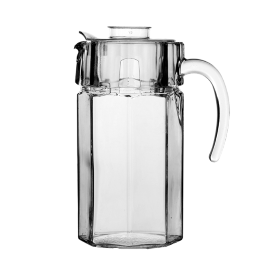 Green Apple jug Green Apple Deli Glass Jug With Lid 1.7 Litre (6976612827225)