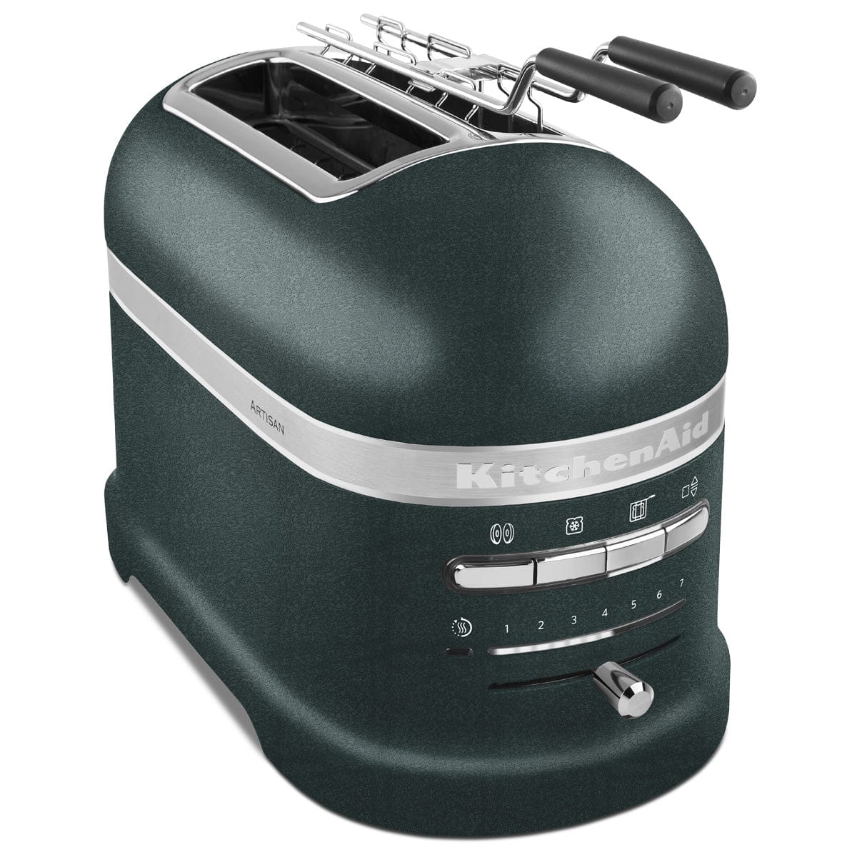 KitchenAid TOASTER KitchenAid Artisan 1250W 2 Slice Automatic Toaster Pebbled Palm 5KMT2204EPP (4777056239705)