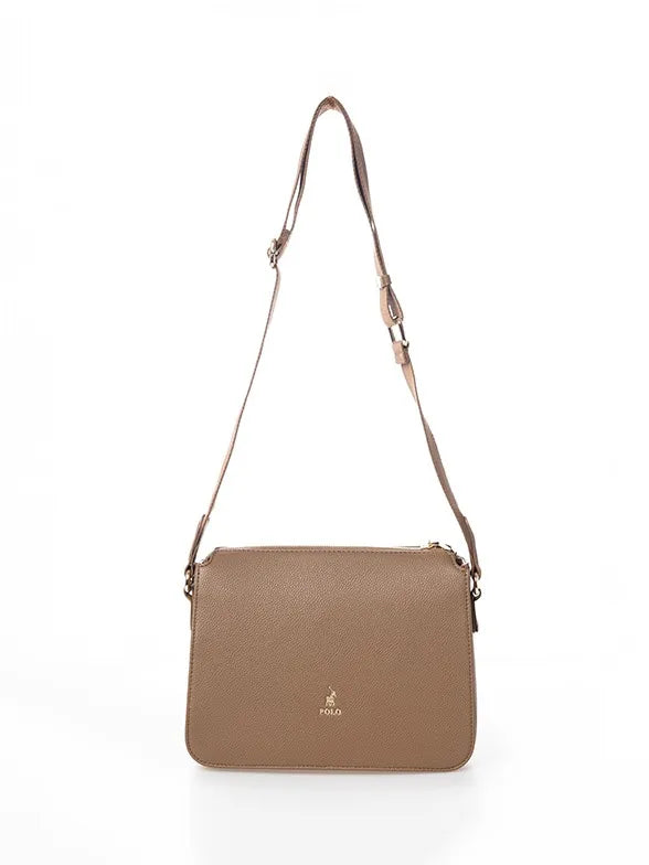 Polo Lyon Crossbody Bag Taupe