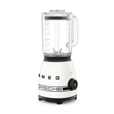 Smeg Porsche Retro Style 800W Jug Blender, 1.5L Carrara White BLF03PCWEU.