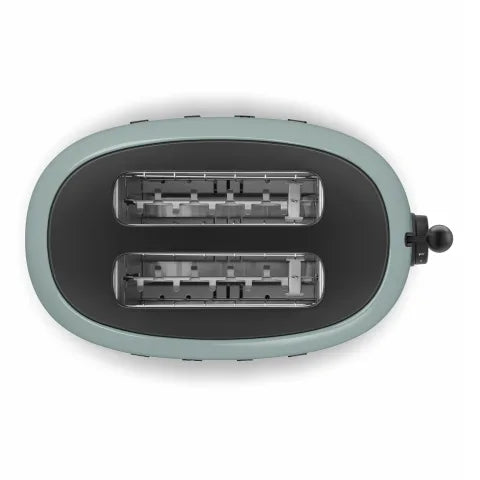 Smeg Porsche x Retro Style 2-Slice Toaster, 950W Shade Green TSF01PSGEU.