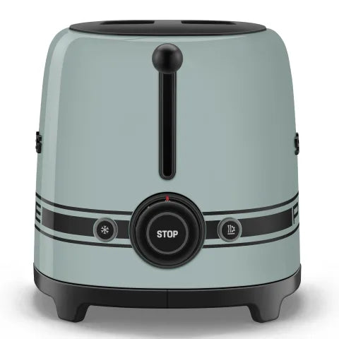 Smeg Porsche x Retro Style 2-Slice Toaster, 950W Shade Green TSF01PSGEU.