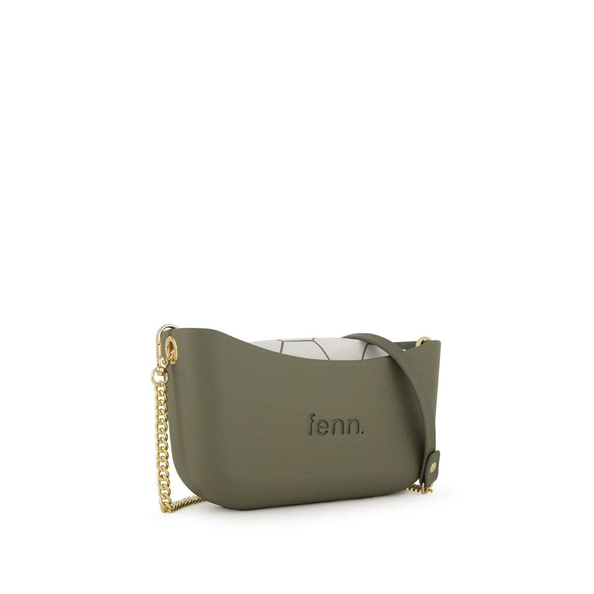 Fenn Classic Collection Crossbody Bag With Chain Strap-Watercress 2201.