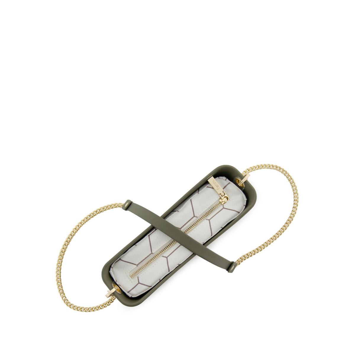 Fenn Classic Collection Crossbody Bag With Chain Strap-Watercress 2201.