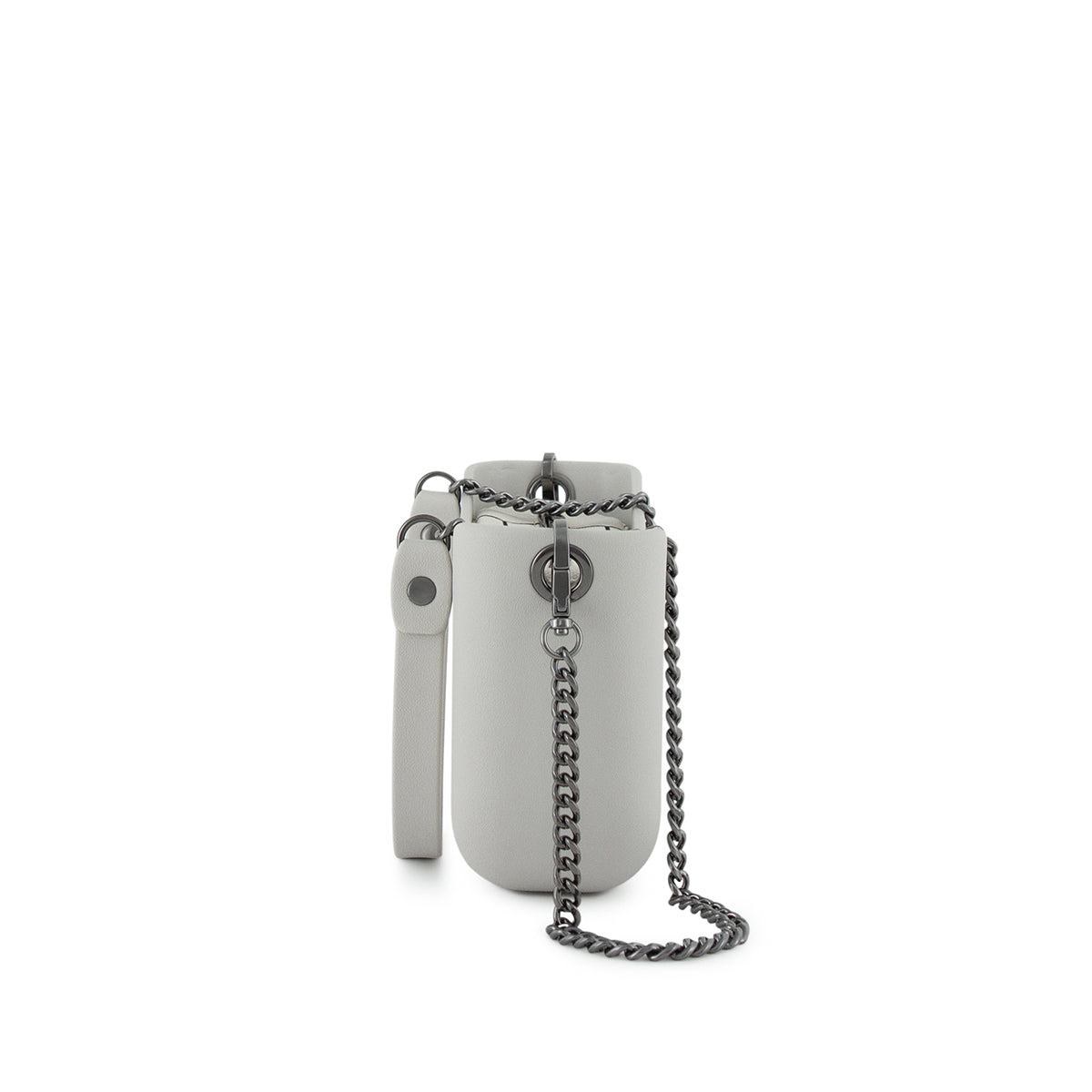Fenn Classic Collection Crossbody Bag With Chain Strap-Ice Grey 2211.