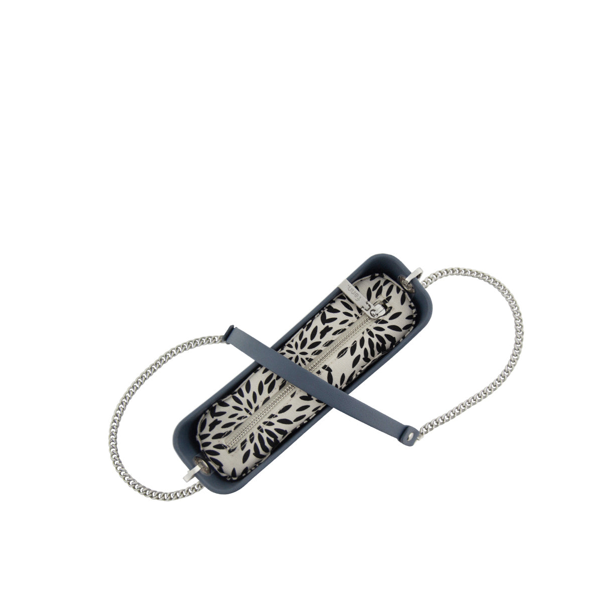 Fenn Classic Collection Crossbody Bag With Chain Strap-Denim 2220