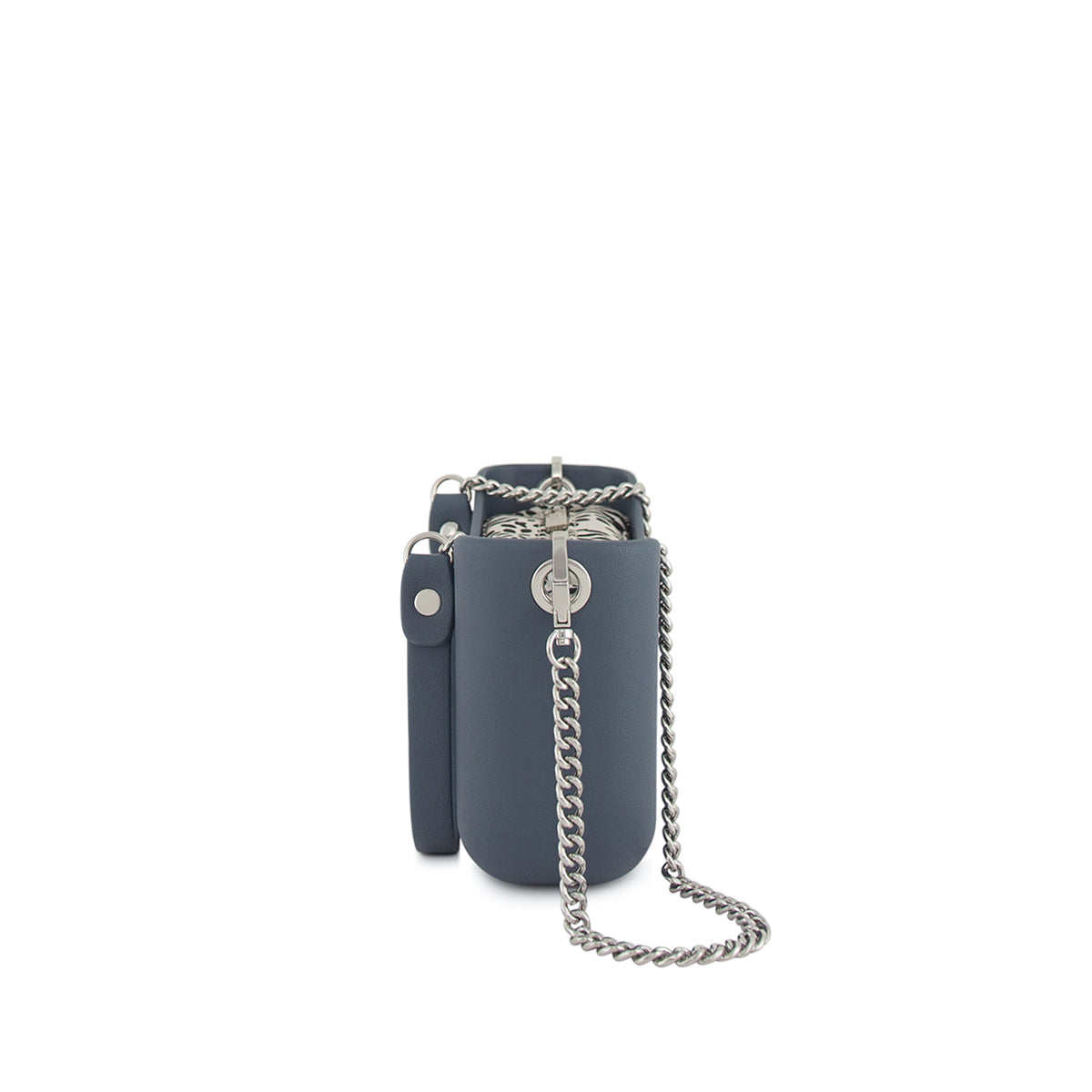 Fenn Classic Collection Crossbody Bag With Chain Strap-Denim 2220