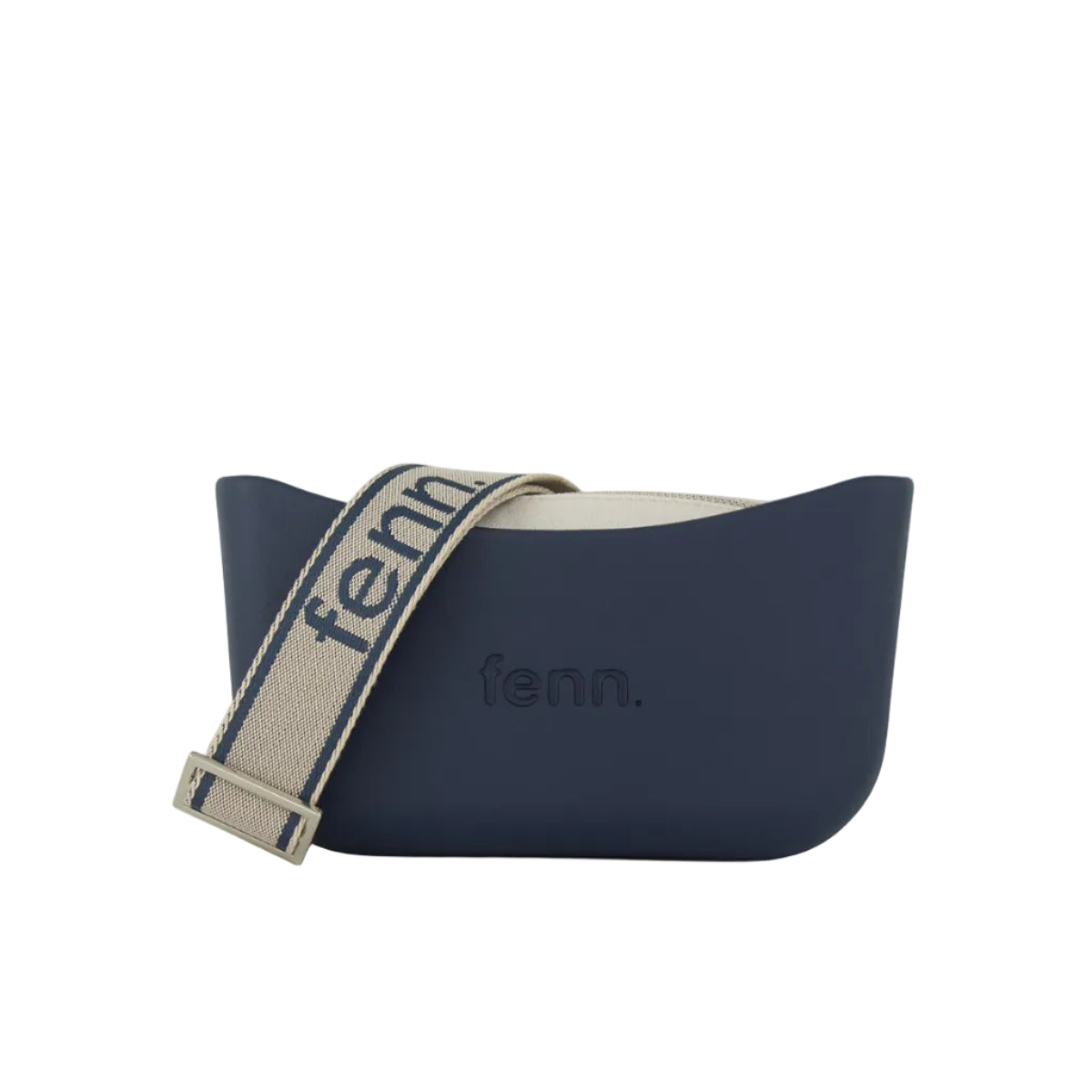 Fenn Classic Collection Crossbody Bag With Adjustable Canvas Strap-Navy 2225.