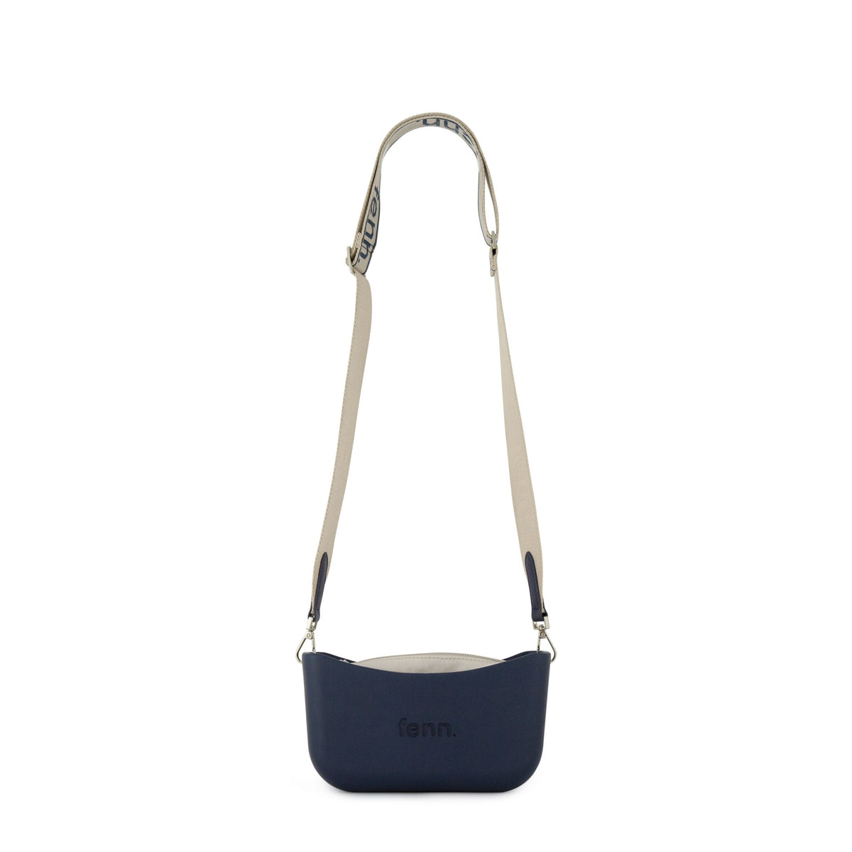 Fenn Classic Collection Crossbody Bag With Adjustable Canvas Strap-Navy 2225.