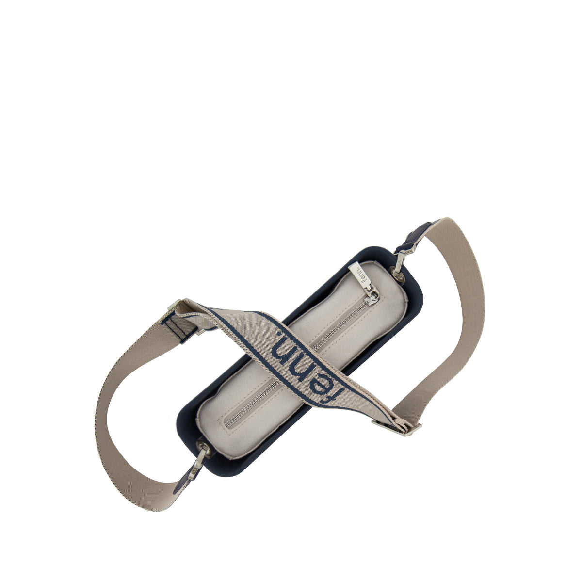 Fenn Classic Collection Crossbody Bag With Adjustable Canvas Strap-Navy 2225.