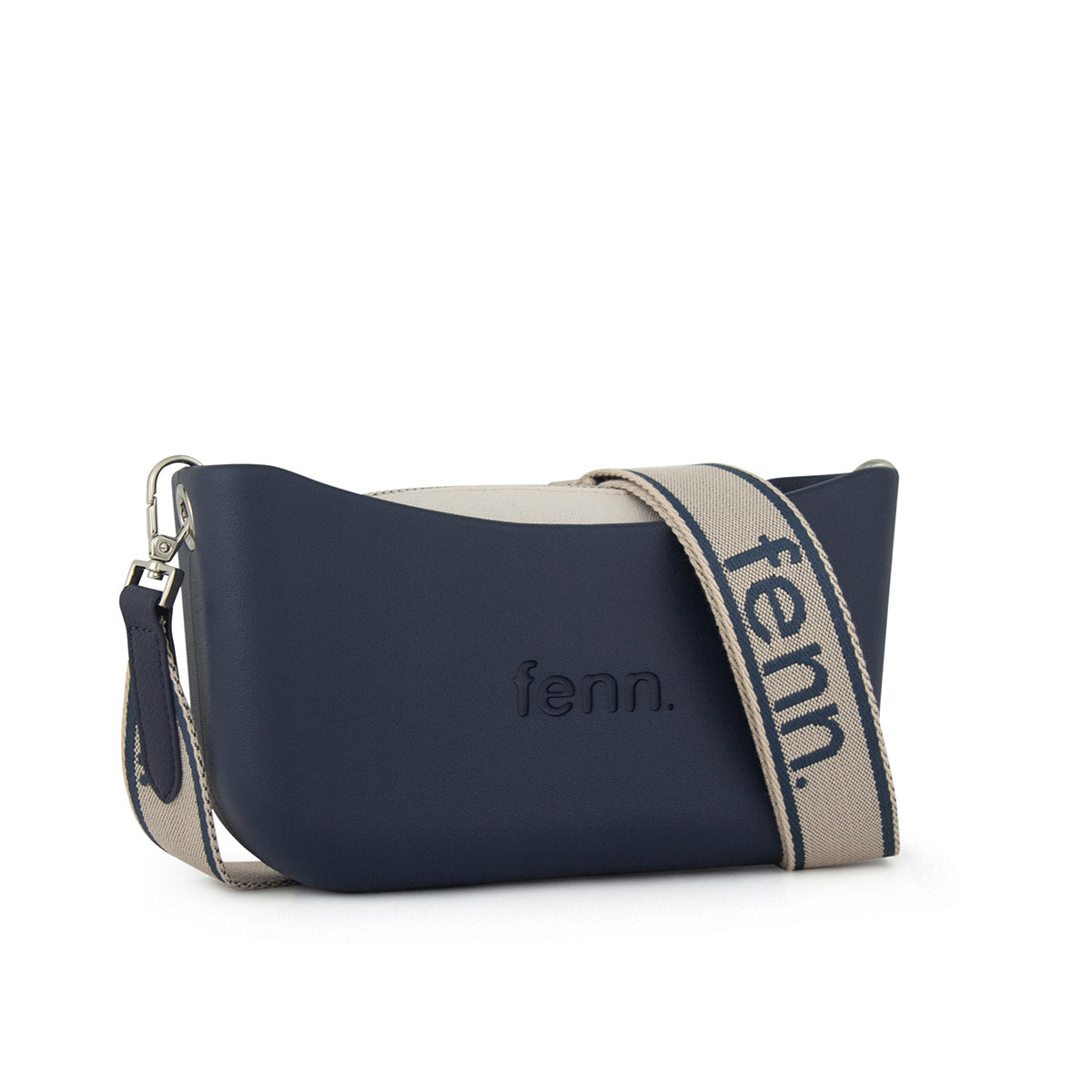 Fenn Classic Collection Crossbody Bag With Adjustable Canvas Strap-Navy 2225.
