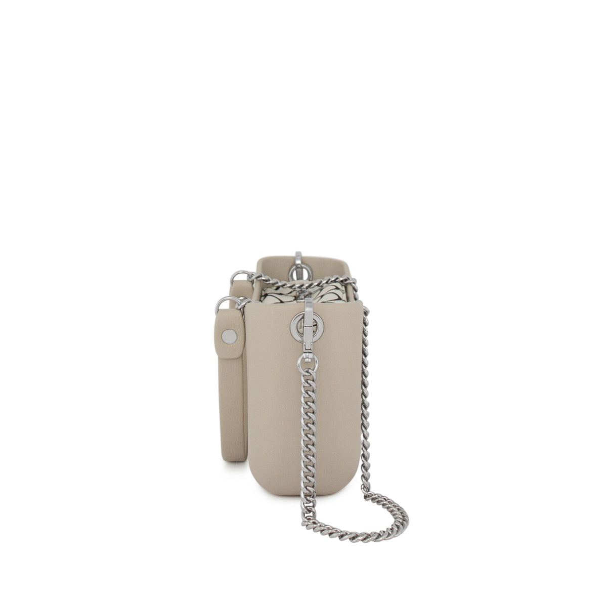 Fenn Original Everyday Messenger Bag With Silver Chain Strap-Mushroom 2228.