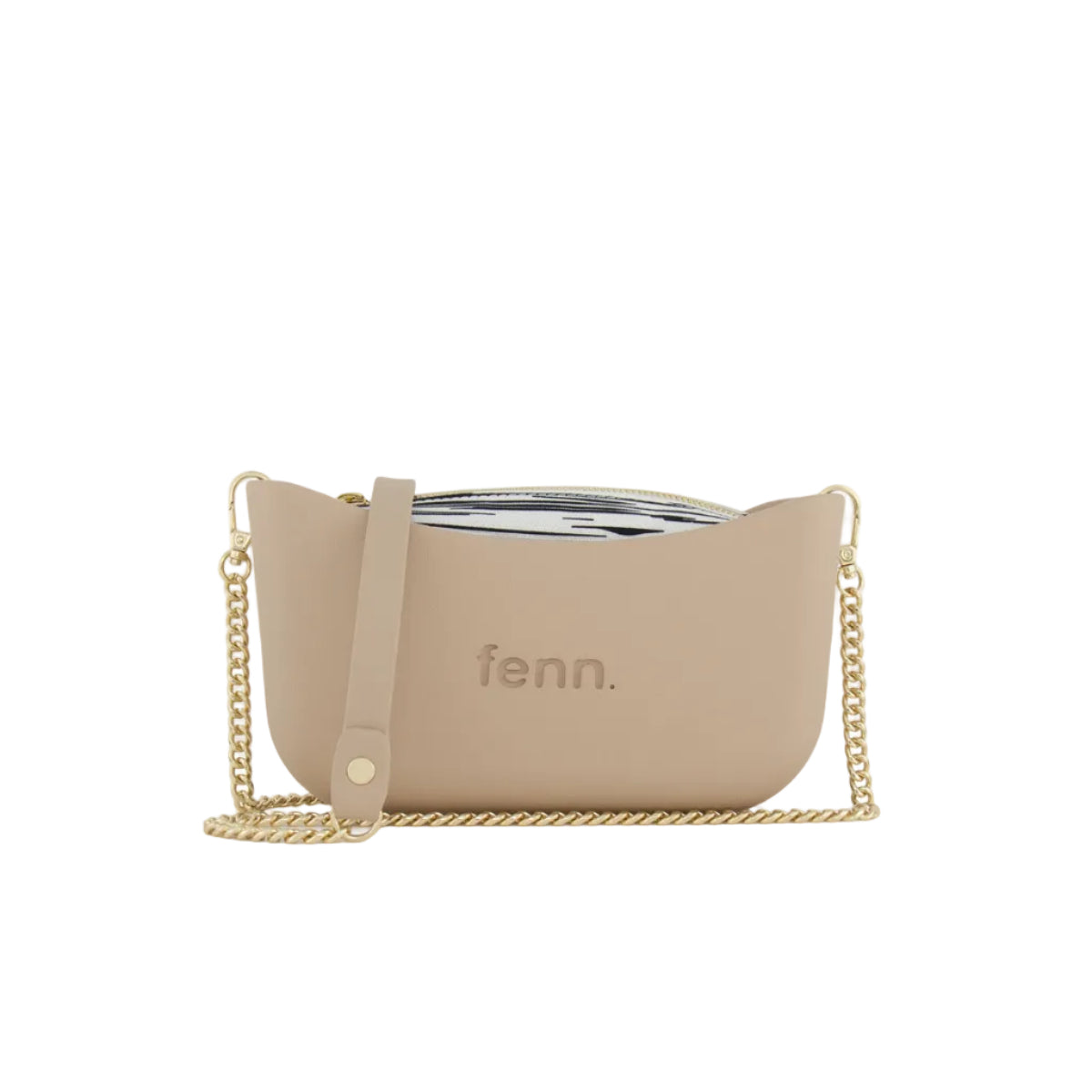 Fenn Original Everyday Messenger Bag With Gold Chain Strap-Sand 2231.