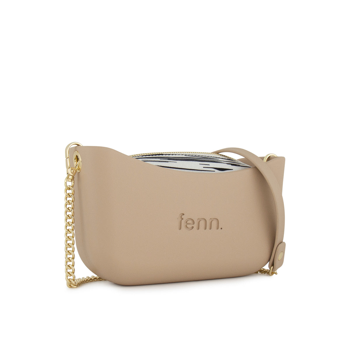 Fenn Original Everyday Messenger Bag With Gold Chain Strap-Sand 2231.