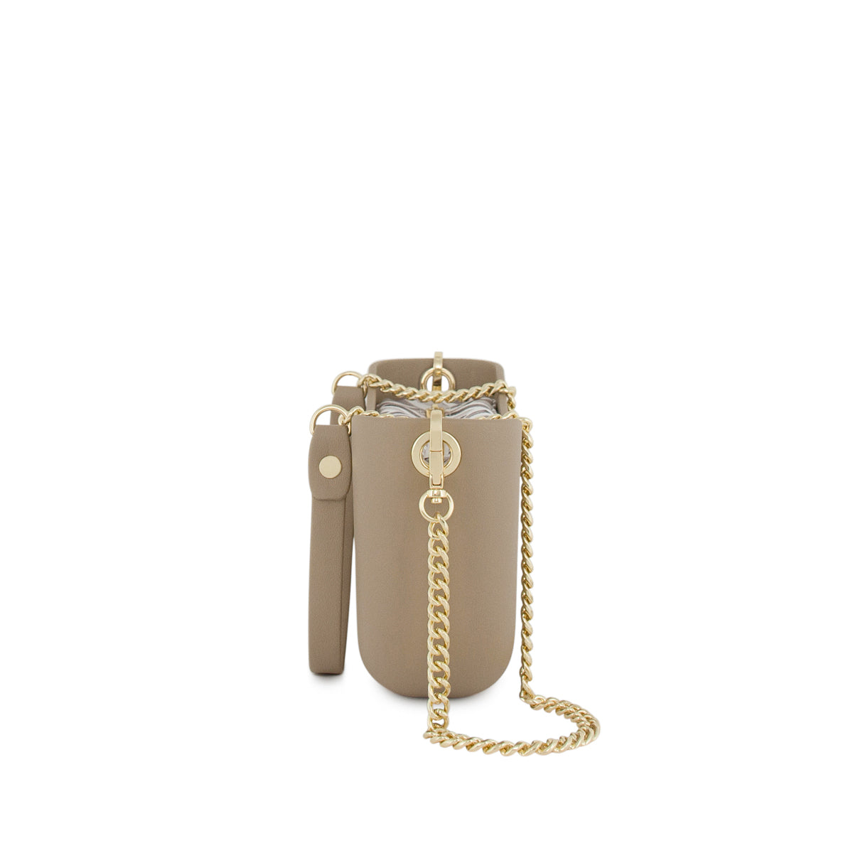 Fenn Original Everyday Messenger Bag With Gold Chain Strap-Stone 2234