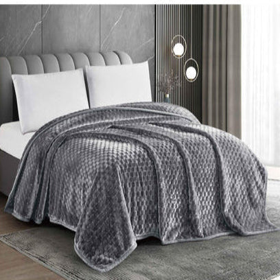 Simon Baker Victoria 2Ply Blanket 220x240 Dove