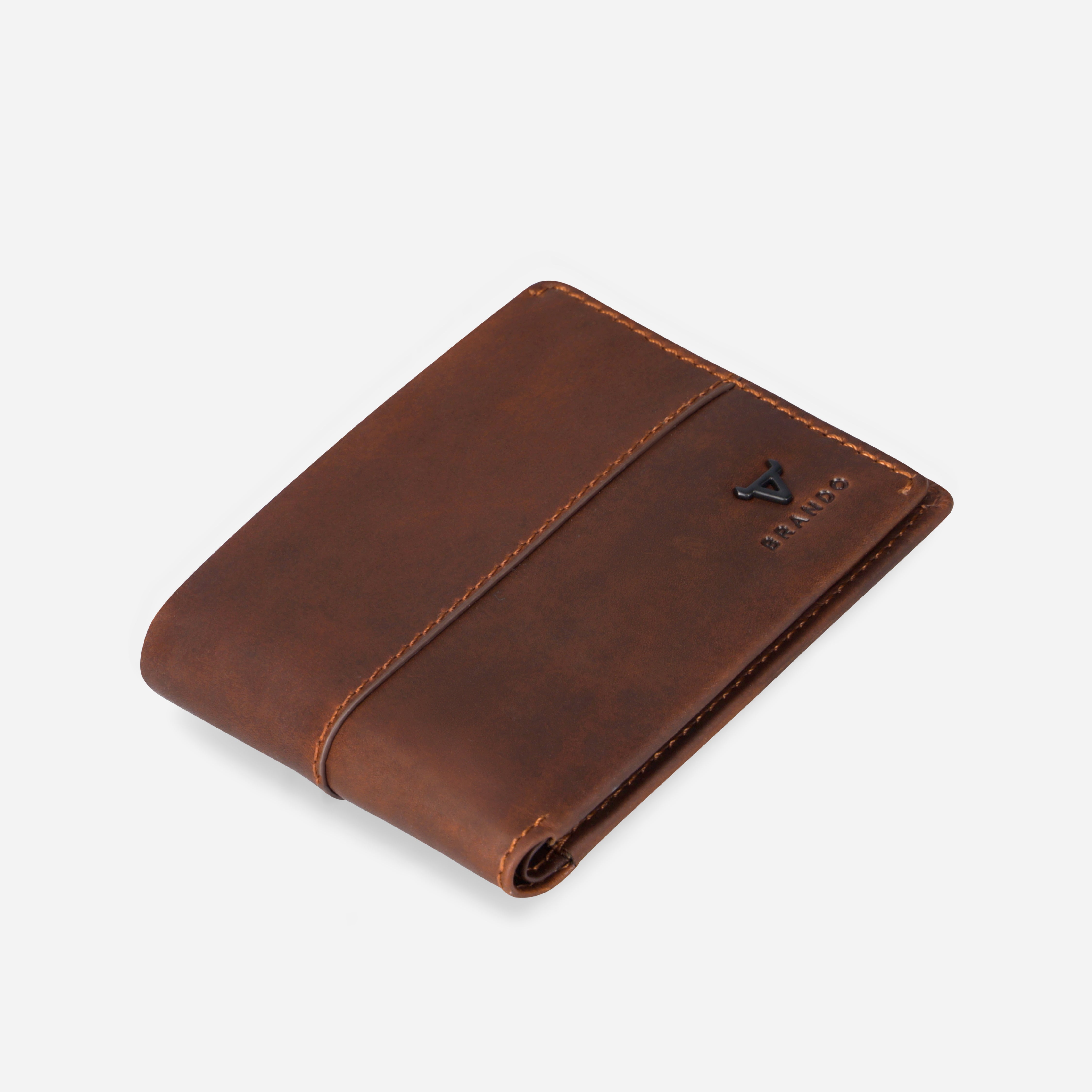Brando James Brown Slim card Wallet (7983002288217)
