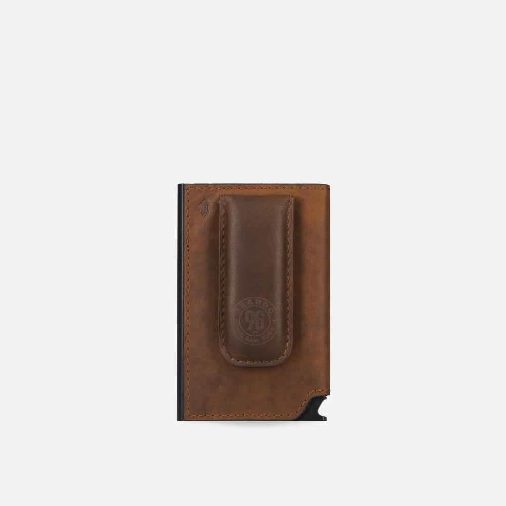 Brando James Metal Card Holder-Brown 2005JAMBRN.