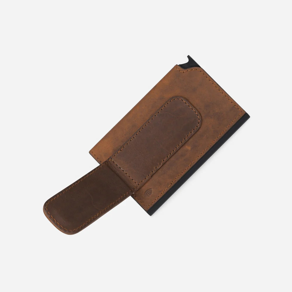 Brando James Metal Card Holder-Brown 2005JAMBRN.