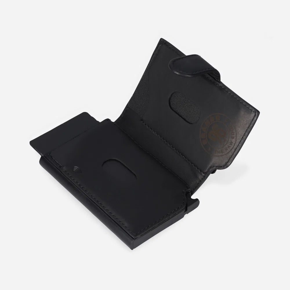 Brando James Detailed Metal Card Holder-Black 2006JAMBLK