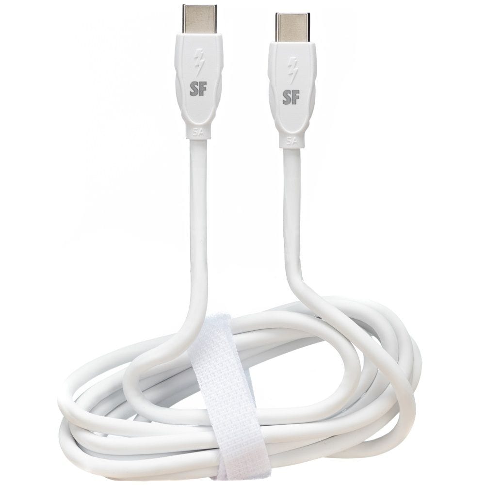 Samsung car charger Supa Fly 1.5m 120W Usb Type C Cable – White (7674288734297)