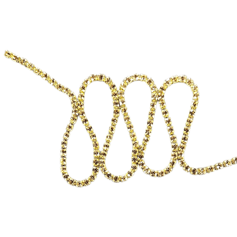 MHC WORLD Trimmings Gold Diamante Trim SS-16D