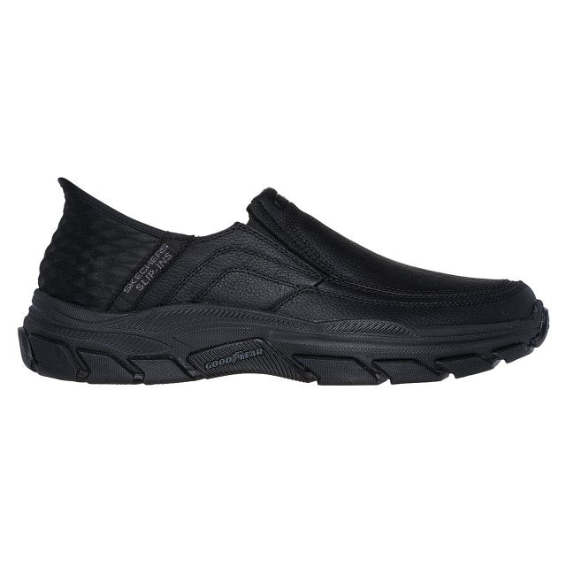 Mens Sketchers Slips Ins RF Respected Elgin Black