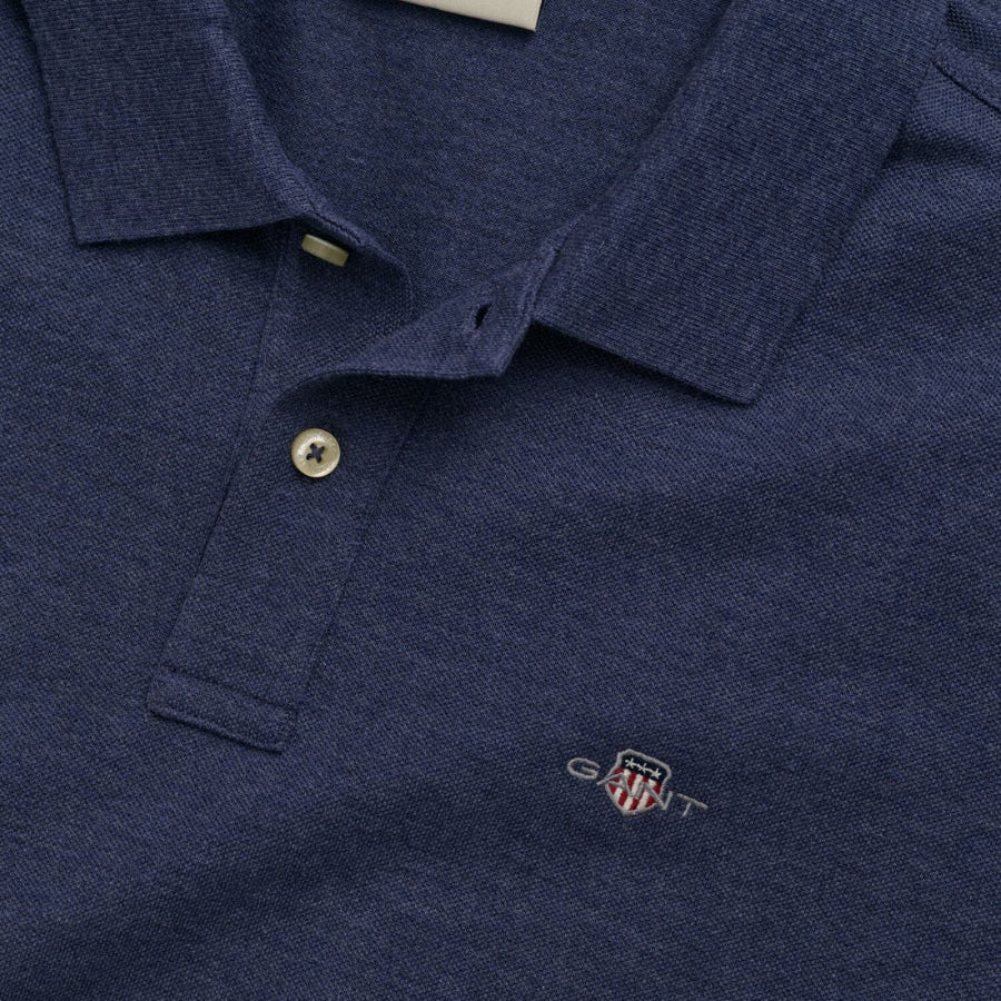 Gant Dark Blue Pique T-Shirt  Regular Fit