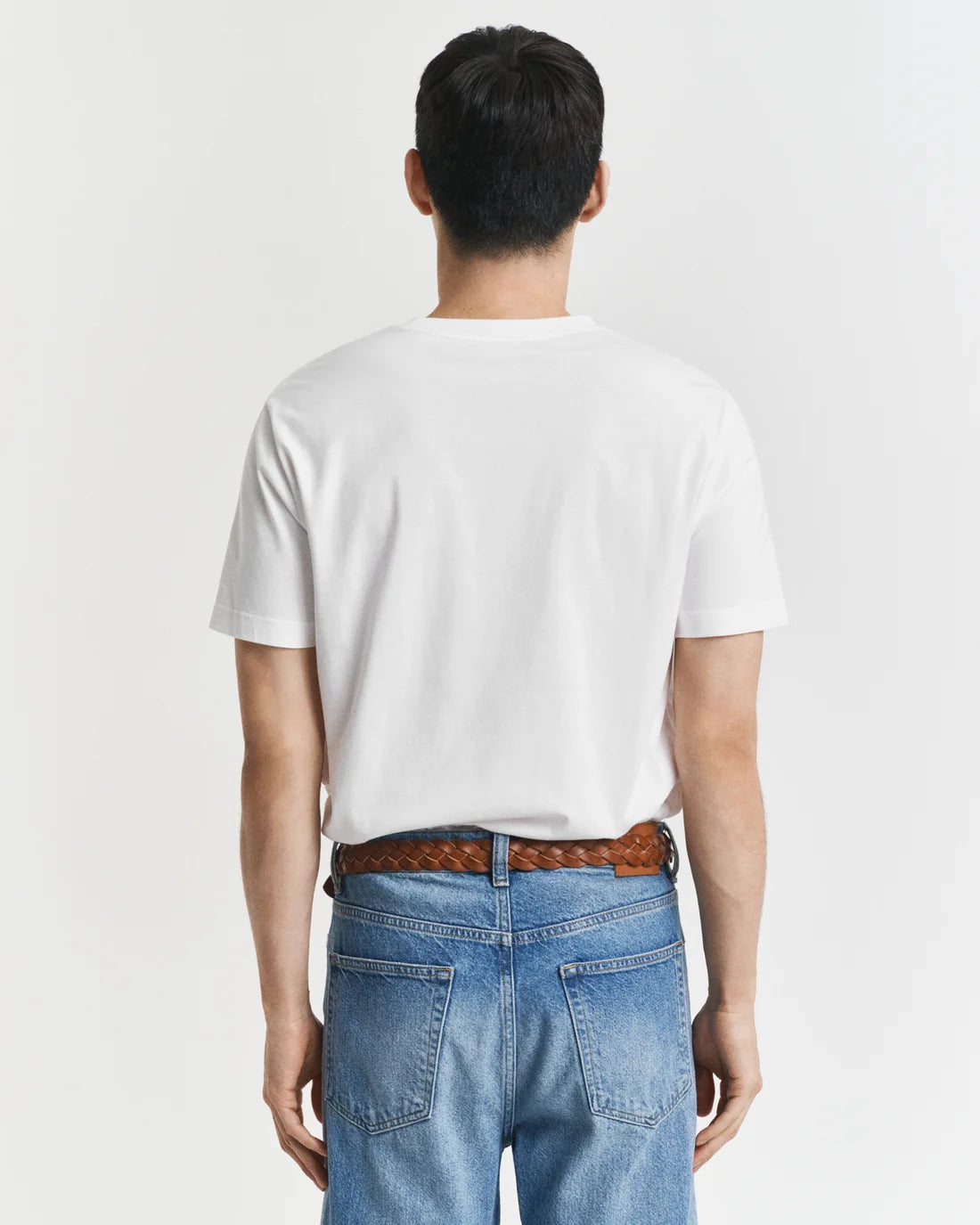 Gant Men's Reg Archive Shield Embroidered SS T-shirt-White 2067004