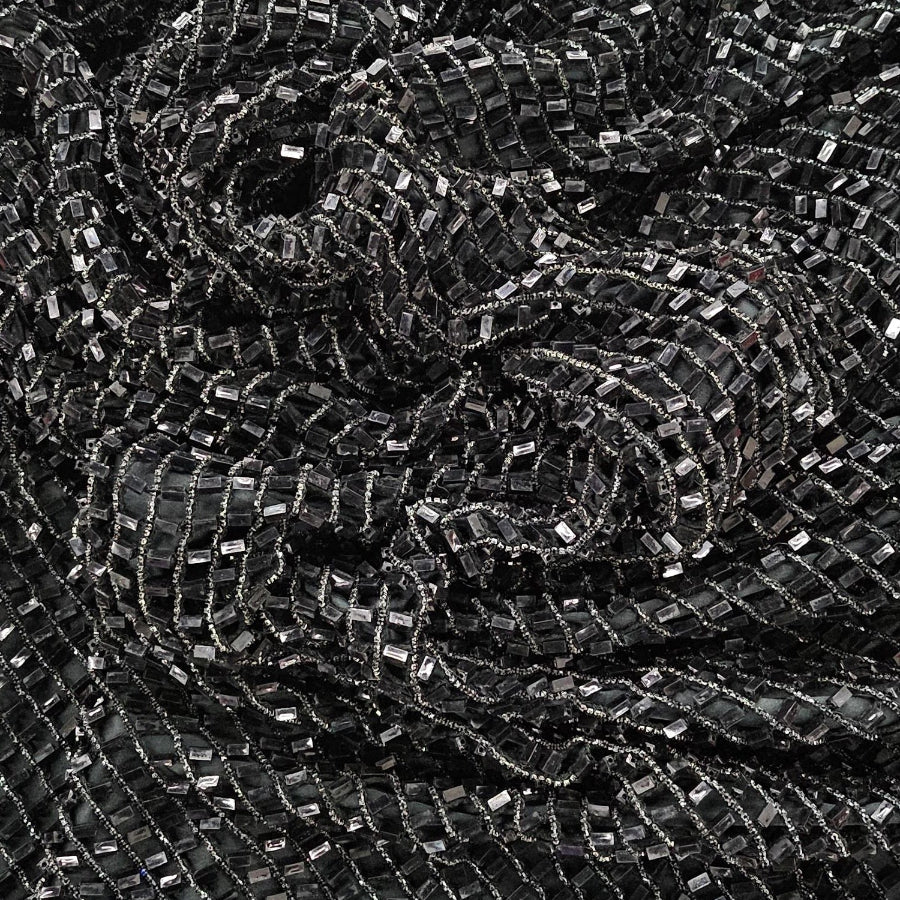 Exclusive Hand Beaded Lace 140cm