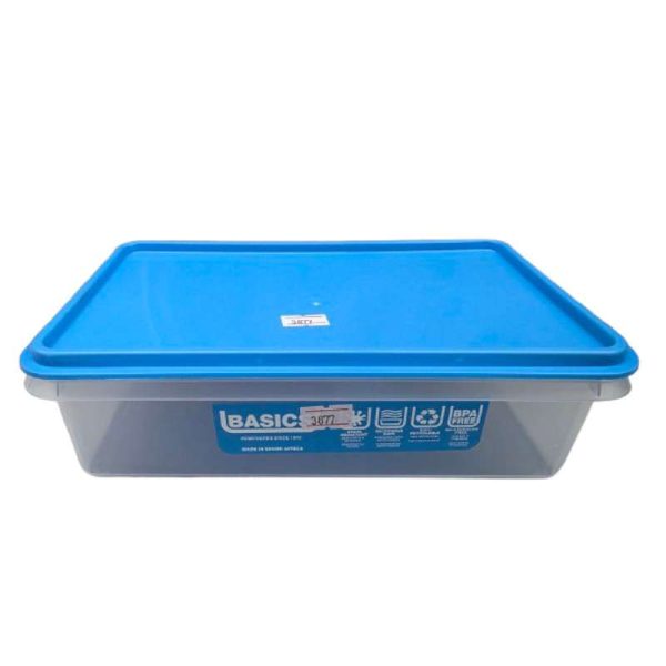Basics Lunch Box Rectangle Deep 1.5l P3877