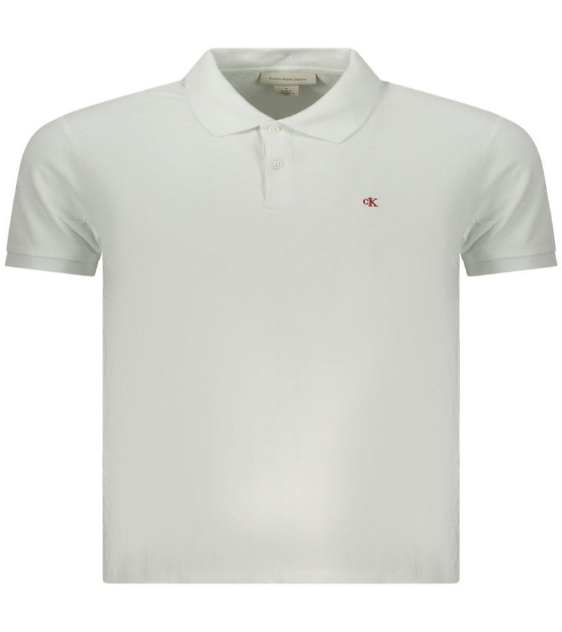 Calvin Klein Cotton Pique Golfer White (8008438906969)