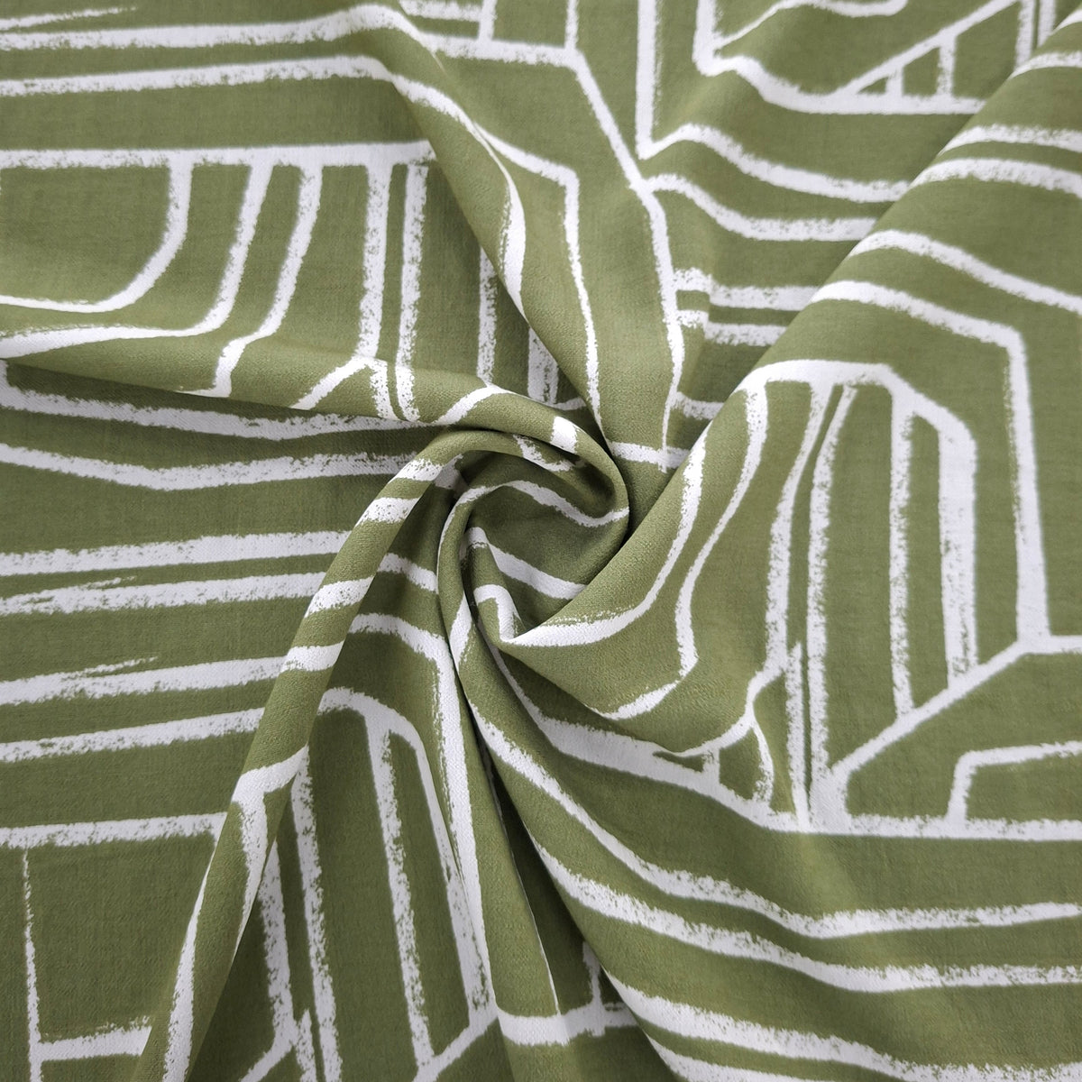 Capri Linen Look Print 140cm