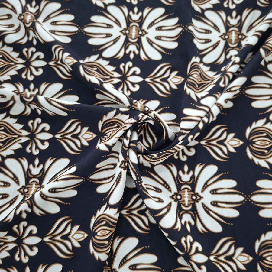 Capri Linen Look Print 140cm