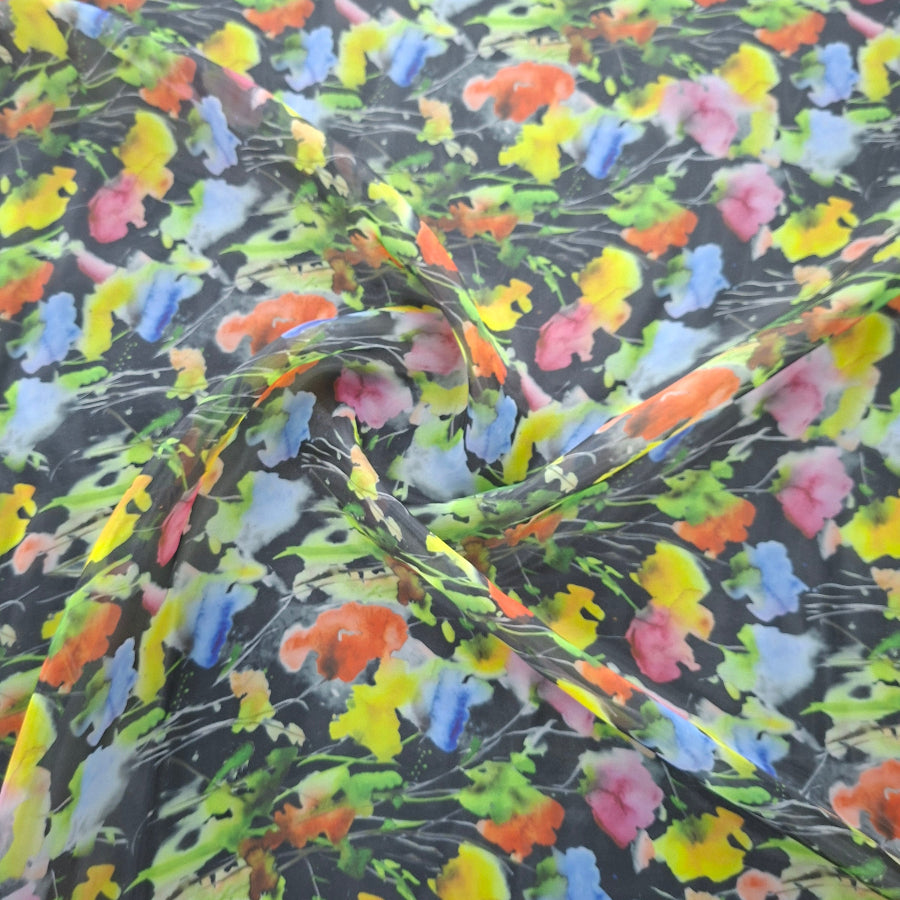 Printed Organdy Fabric Floral