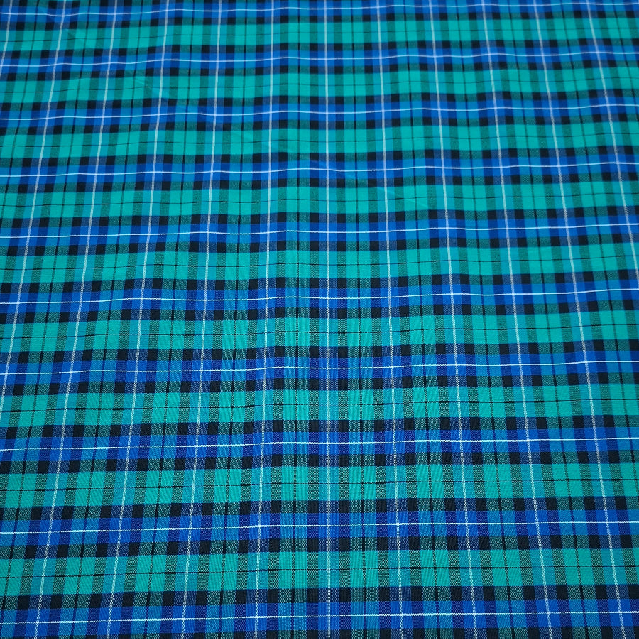 Tartan Check Beige Fabric
