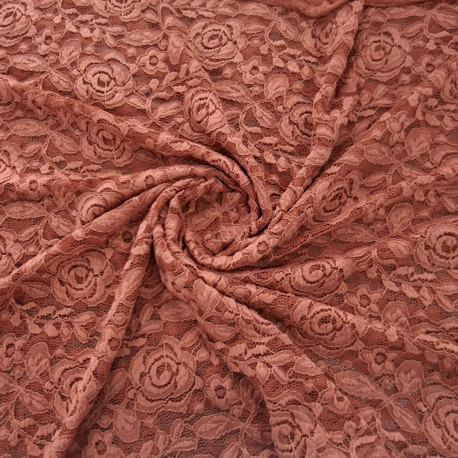 Poly Span Floral Lace