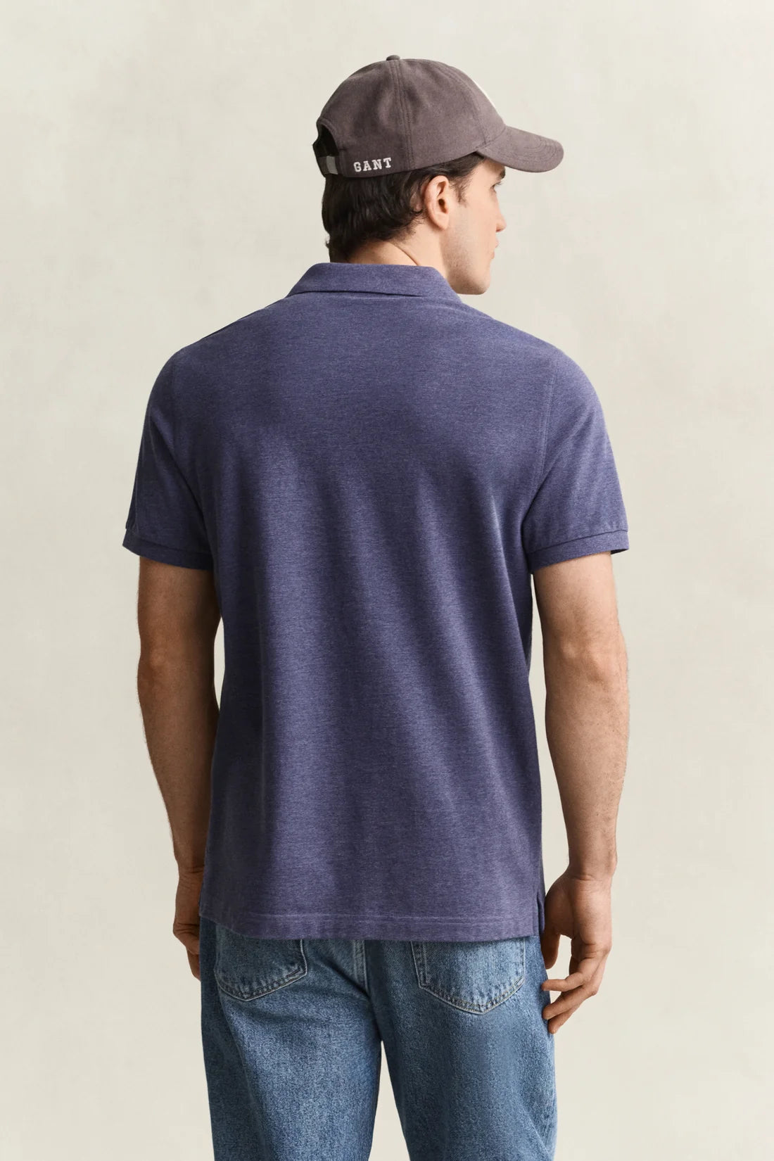 Gant Regular Shield Short Sleeve Pique Denim