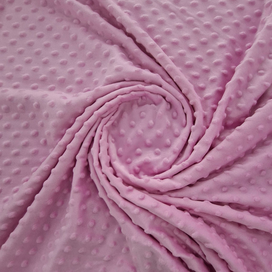 Minky Fleece Sweet Pink