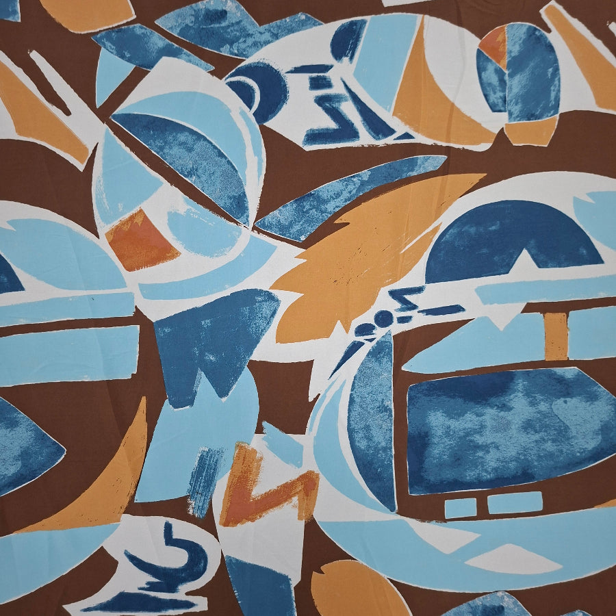 Dull Satin Spandex Blue 145cm